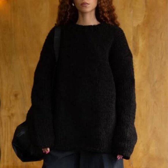 Oversized chunky knit sweater - Picture 6 of 7